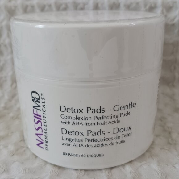 NassifMD Detox Pads 60 Count Gentle Brand New Sealed - Picture 6 of 6